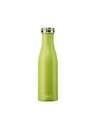 LURCH | Bouteille isotherme - Bouteille thermos en acier inoxydable 0,5 l Anthracite Métallique | grün